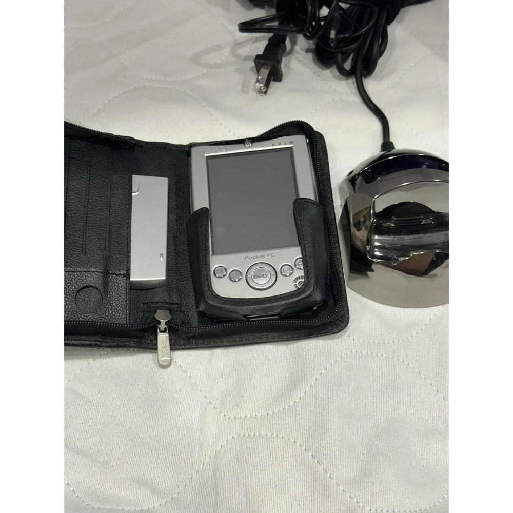 Dell Axim X5 Pocket PC PDA Touchscreen w/ Dock, Charger, Batteries, Case